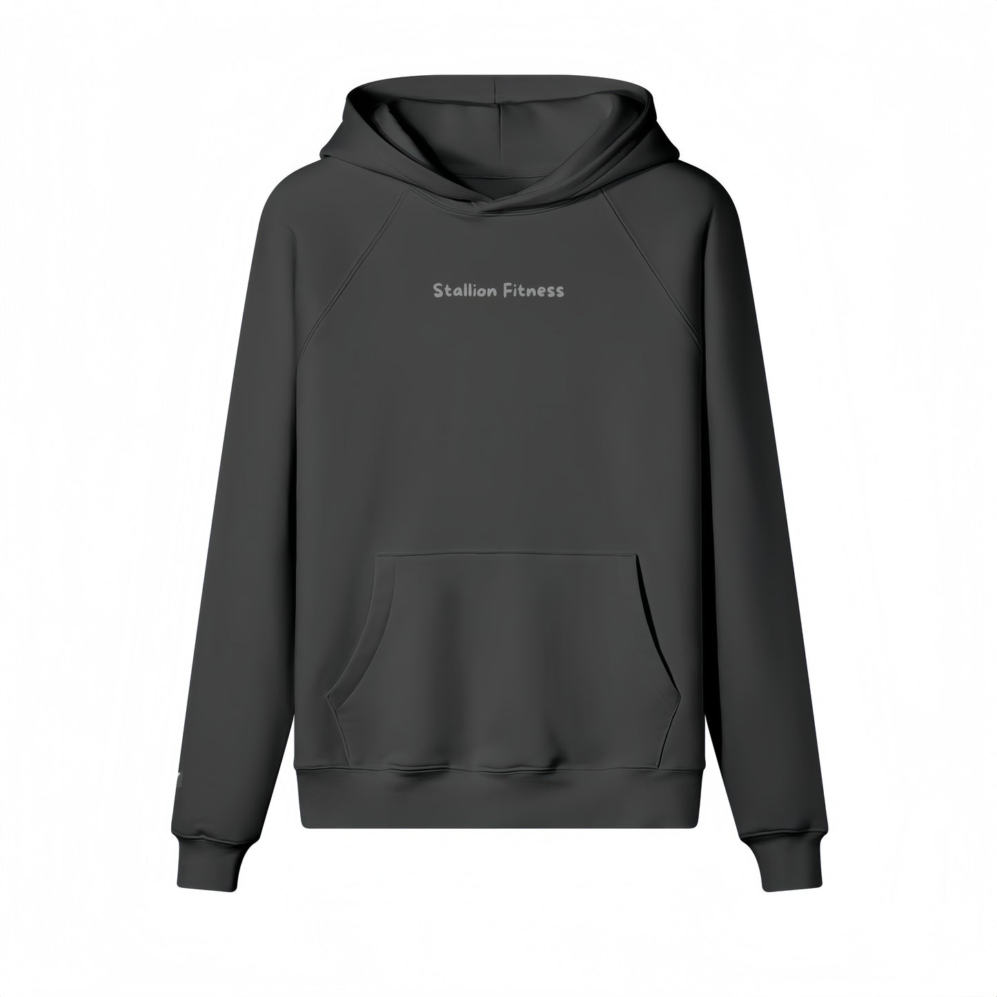 Train Hard, Laugh Harder S1 | Ash On Charcoal Oversized Hoodie