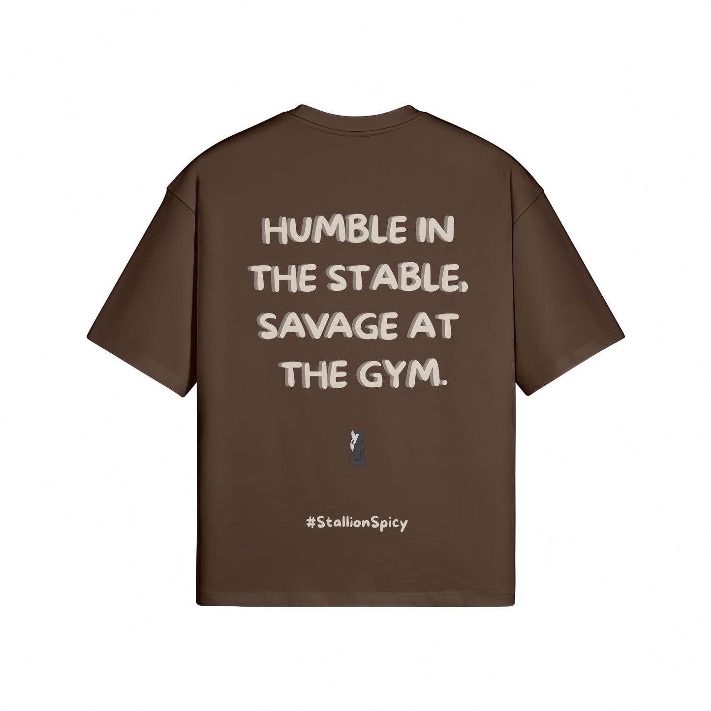 Train Hard, Laugh Harder S1 | Cocoa Oversized Tee