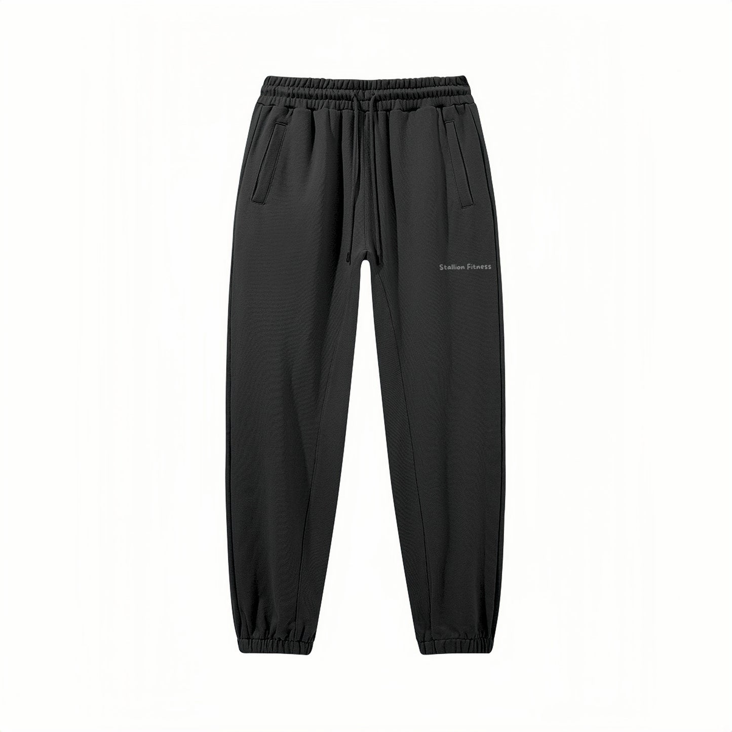 Stallion Oversized Trackies | Ash On Charcoal