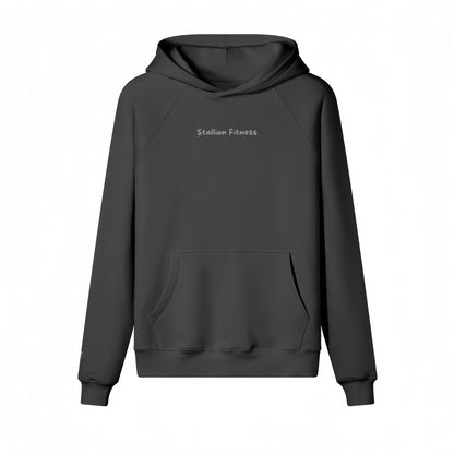 Train Hard, Laugh Harder S1 | Ash On Charcoal Oversized Hoodie