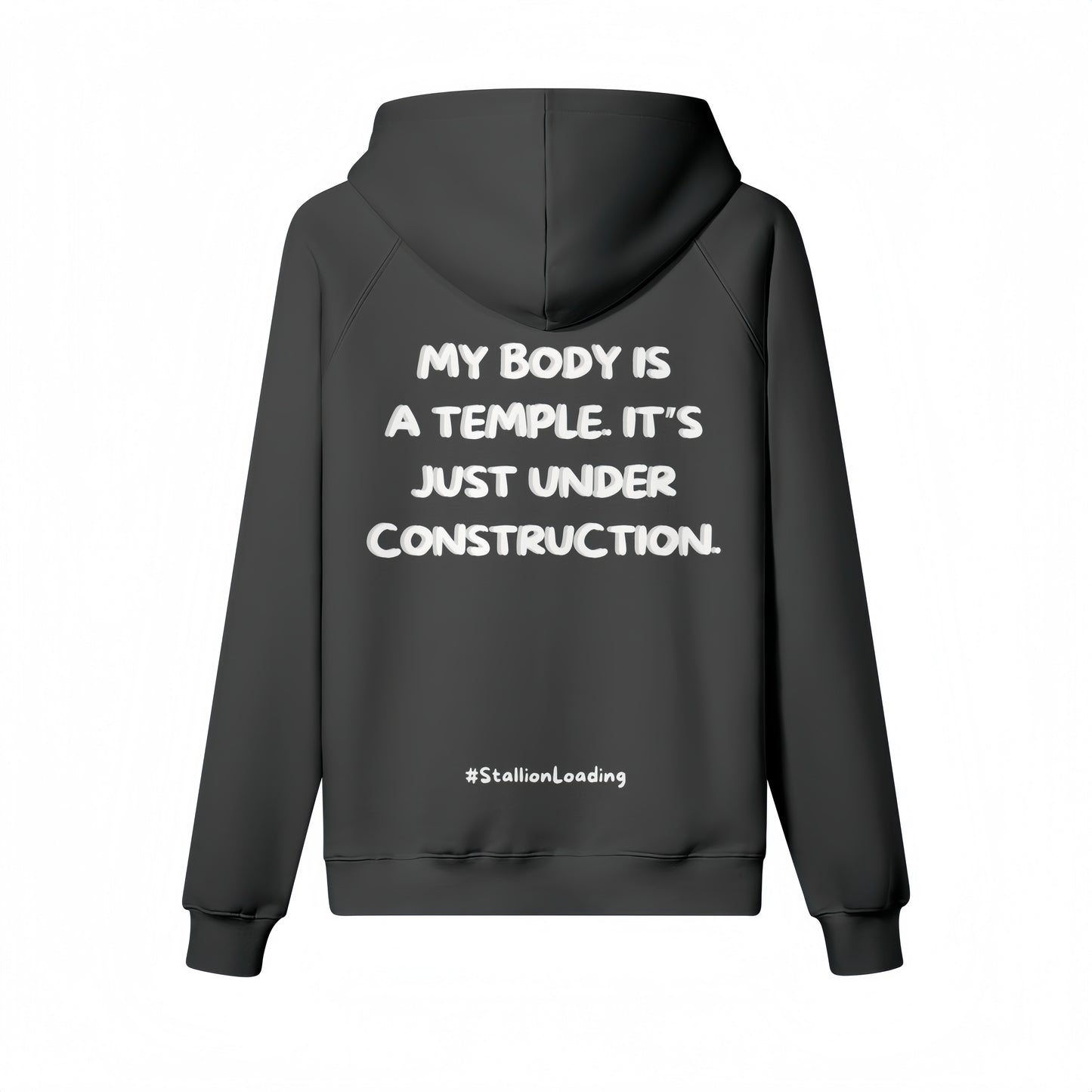 Train Hard, Laugh Harder S2 | Charcoal Oversized Hoodie