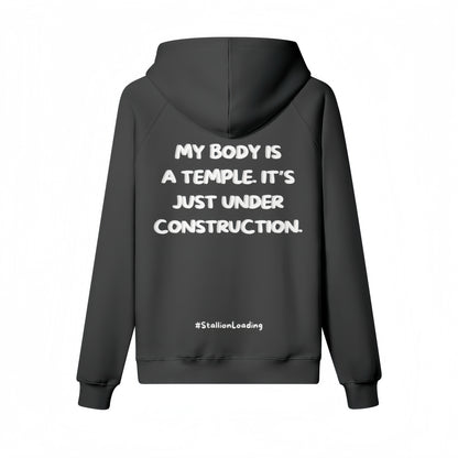 Train Hard, Laugh Harder S2 | Charcoal Oversized Hoodie