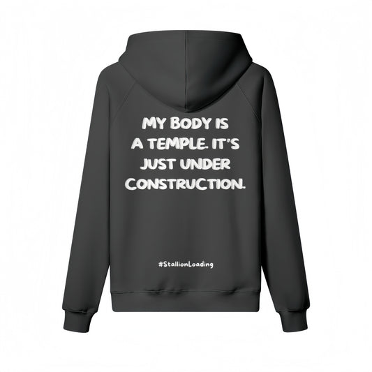 Train Hard, Laugh Harder S2 | Charcoal Oversized Hoodie