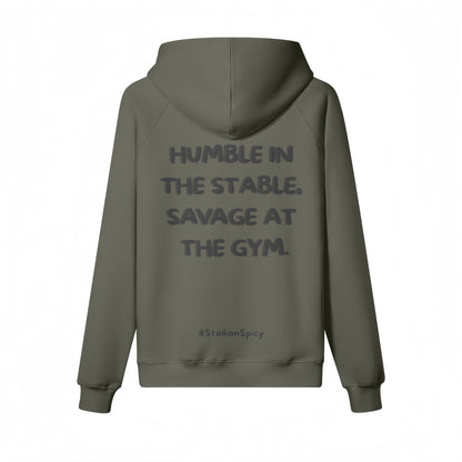 Train Hard, Laugh Harder S1 | Camo Oversized Hoodie