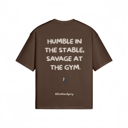 Train Hard, Laugh Harder S1 | Cocoa Oversized Tee