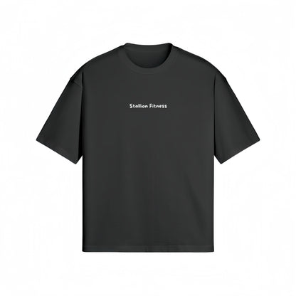 Train Hard, Laugh Harder S2 | Charcoal Oversized Tee