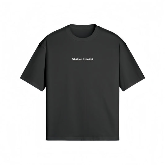 Train Hard, Laugh Harder S2 | Charcoal Oversized Tee