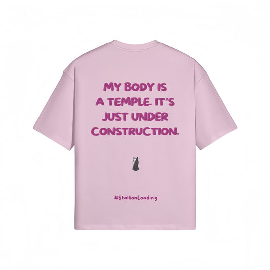 Train Hard, Laugh Harder S2 | Bubblegum Oversized Tee (BONUS)