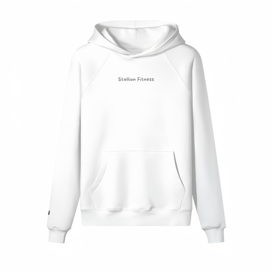 Train Hard, Laugh Harder S2 | Ash On Void White Oversized Hoodie