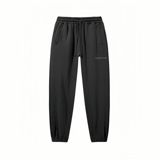 Stallion Oversized Trackies | Ash On Charcoal