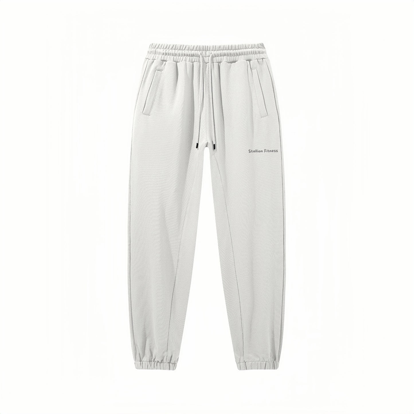 Stallion Oversized Trackies | Ash On Void White
