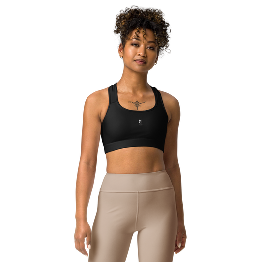 Stallion Gym Bra | Ash On Charcoal